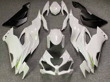 2019-2023 Kawasaki ZX-6R Pearl White Green Fairing Kit