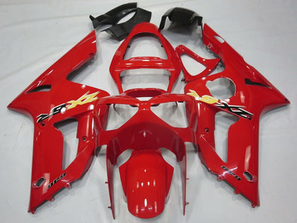 2003-2004 Kawasaki ZX-6R Red Fairing Kit