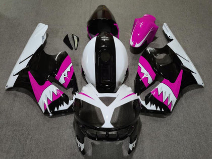 2002-2006 Kawasaki ZX-12R Pink Black White Shark Fairing Kit