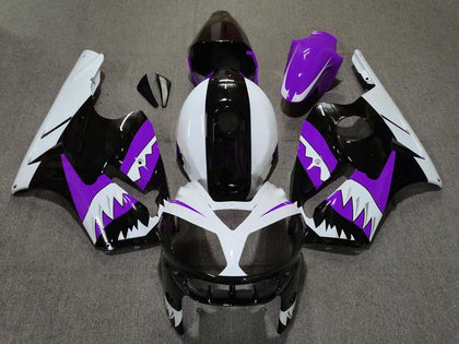 2002-2006 Kawasaki ZX-12R Purple Black White Shark Fairing Kit