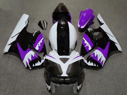 2002-2006 Kawasaki ZX-12R Purple Black White Shark Fairing Kit