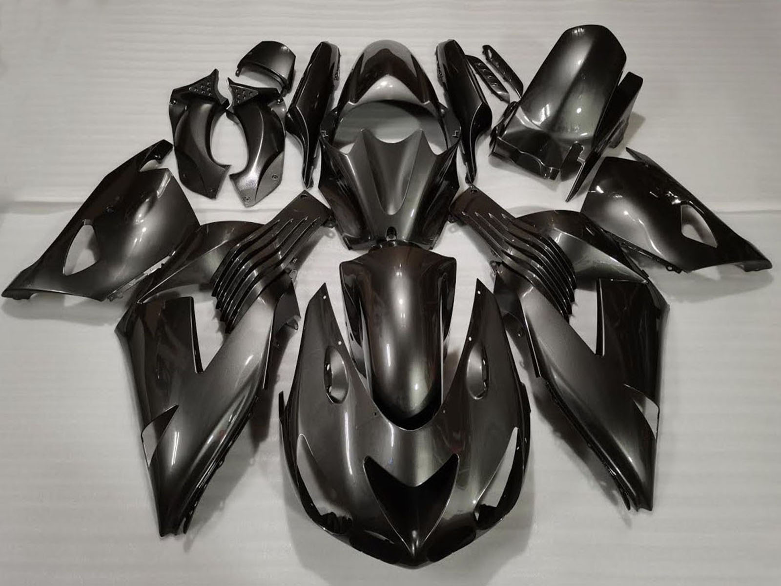 2006-2011 Glossy Black Kawasaki ZX14R Fairing Kit