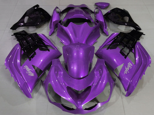 2012-2021 Purple Black Kawasaki ZX14R Fairing Kit