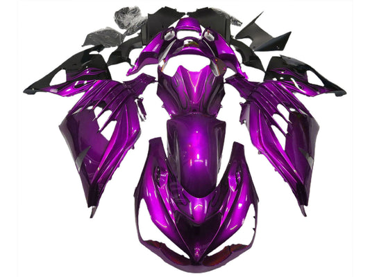 2012-2021 Purple Black Kawasaki ZX14R Fairing Kit