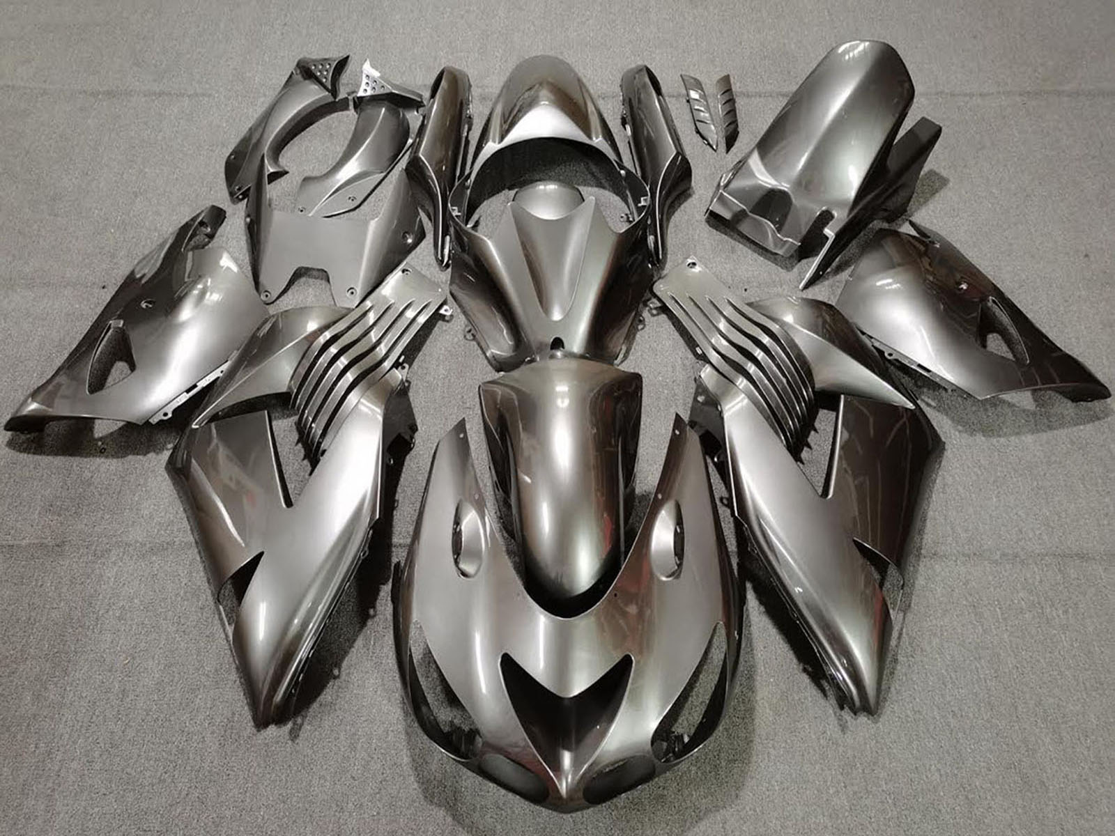 2006-2011 Silver Kawasaki ZX14R Motorcycle Fairings， Purchase 2006-2011 Silver Kawasaki ZX14R Motorcycle Fairings UK - UK