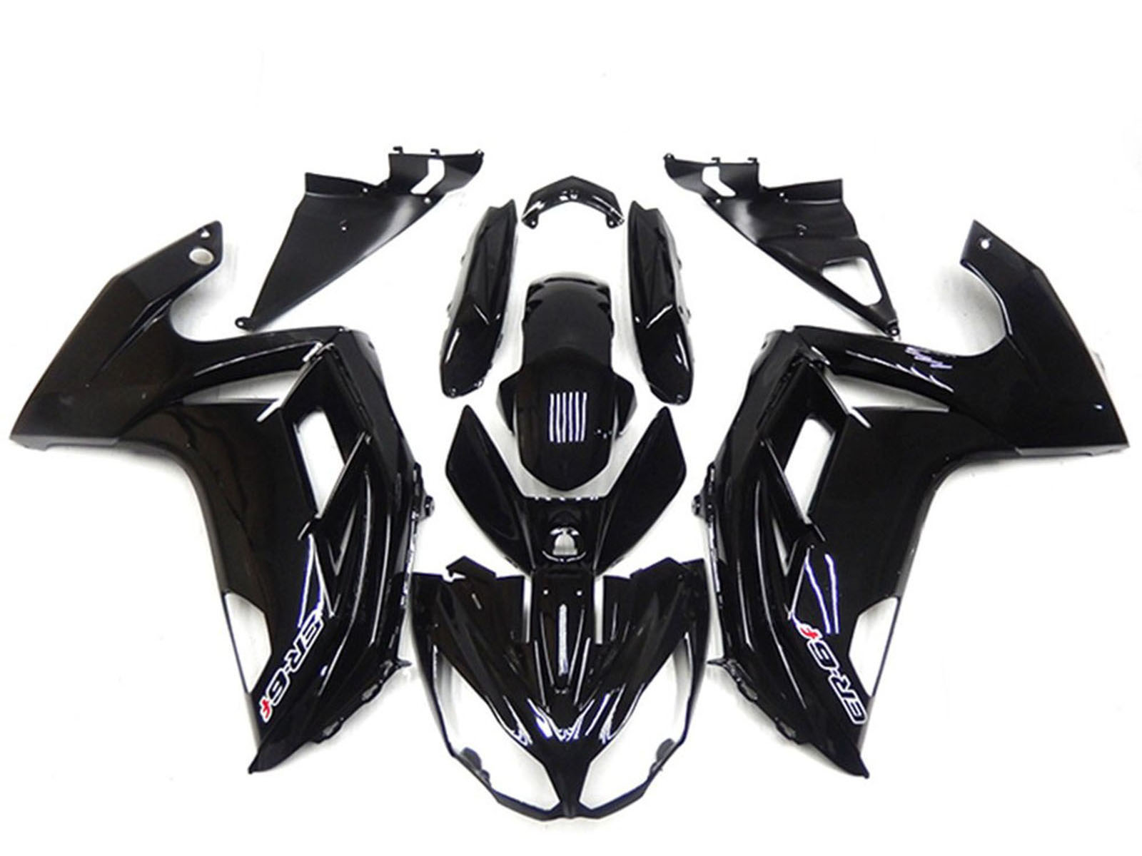 2012-2014 Glossy Black Kawasaki Ninja ER6F Fairing Kit