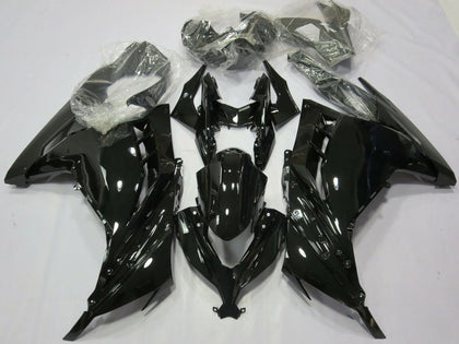 2013-2018 Kawasaki Ninja-300 Glossy Black Fairing Kit