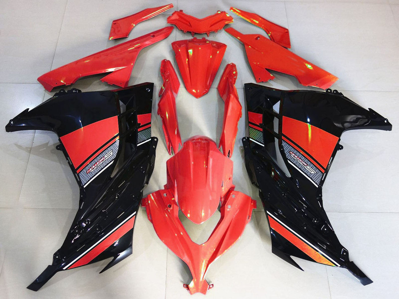 2013-2018 Red Black Kawasaki Ninja 300 Fairing Kit