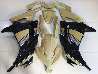 2013-2018 Kawasaki Ninja-300 Desert Tan Black Fairing Kit