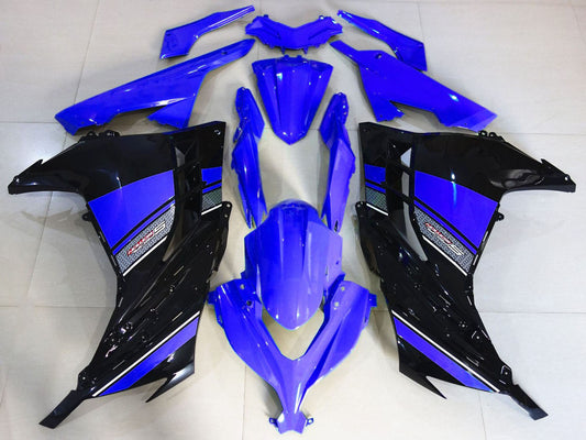 2013-2018 Blue Black Kawasaki Ninja 300 Fairing Kit