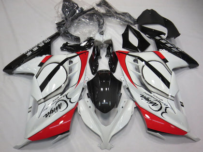 2013-2018 Kawasaki Ninja-300 Glossy White Red Black Fairing Kit