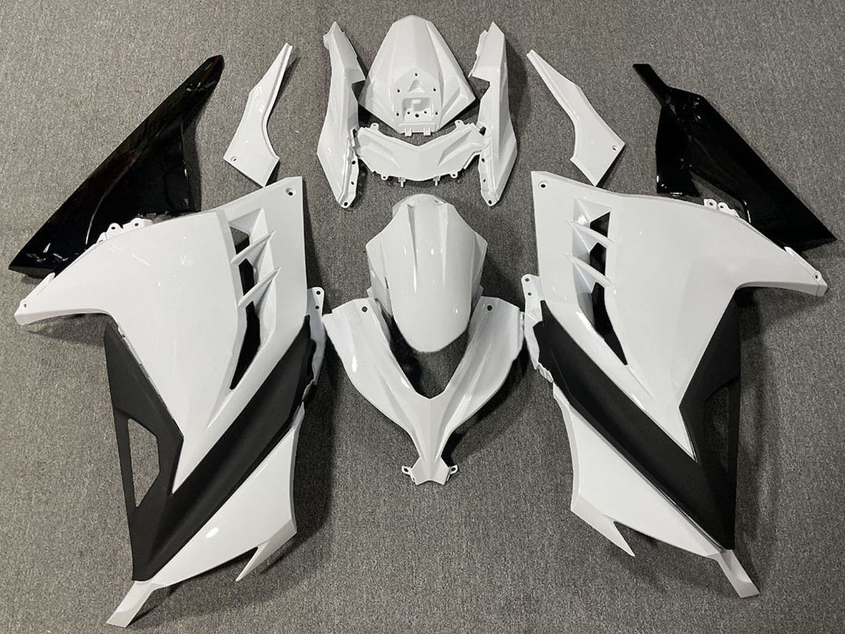 2013-2018 White Black Kawasaki Ninja 300 Fairing Kit