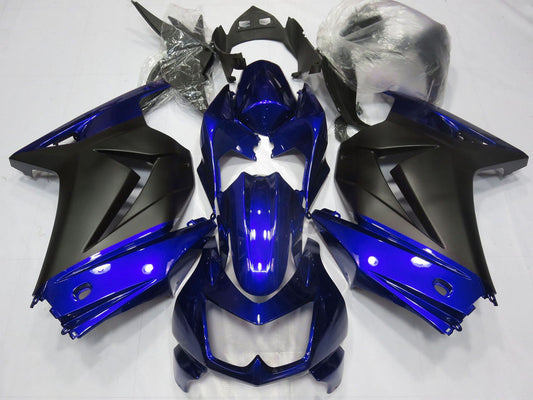 2008-2012 Blue Matte Black Kawasaki Ninja 250 Fairing Kit