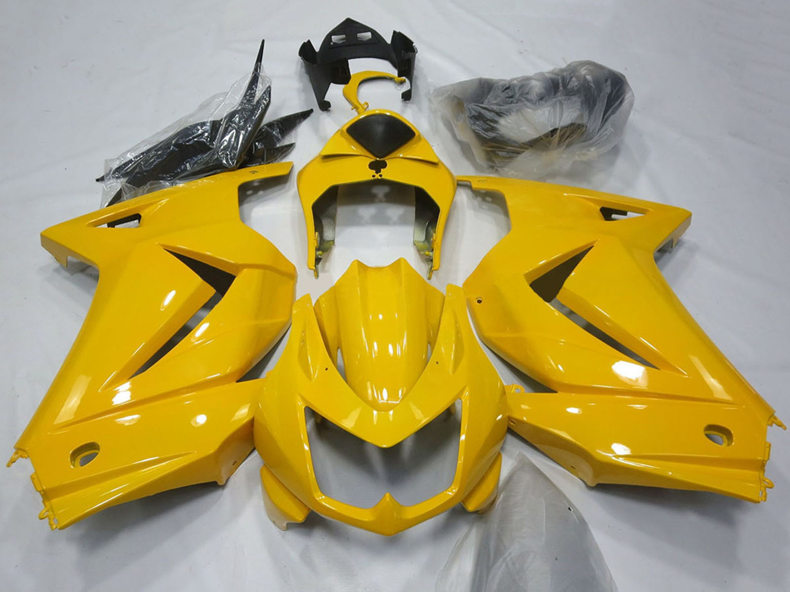 2008-2012 Yellow Kawasaki Ninja 250 Motorcycle Fairings， Purchase 2008-2012 Yellow Kawasaki Ninja 250 Motorcycle Fairings UK - UK