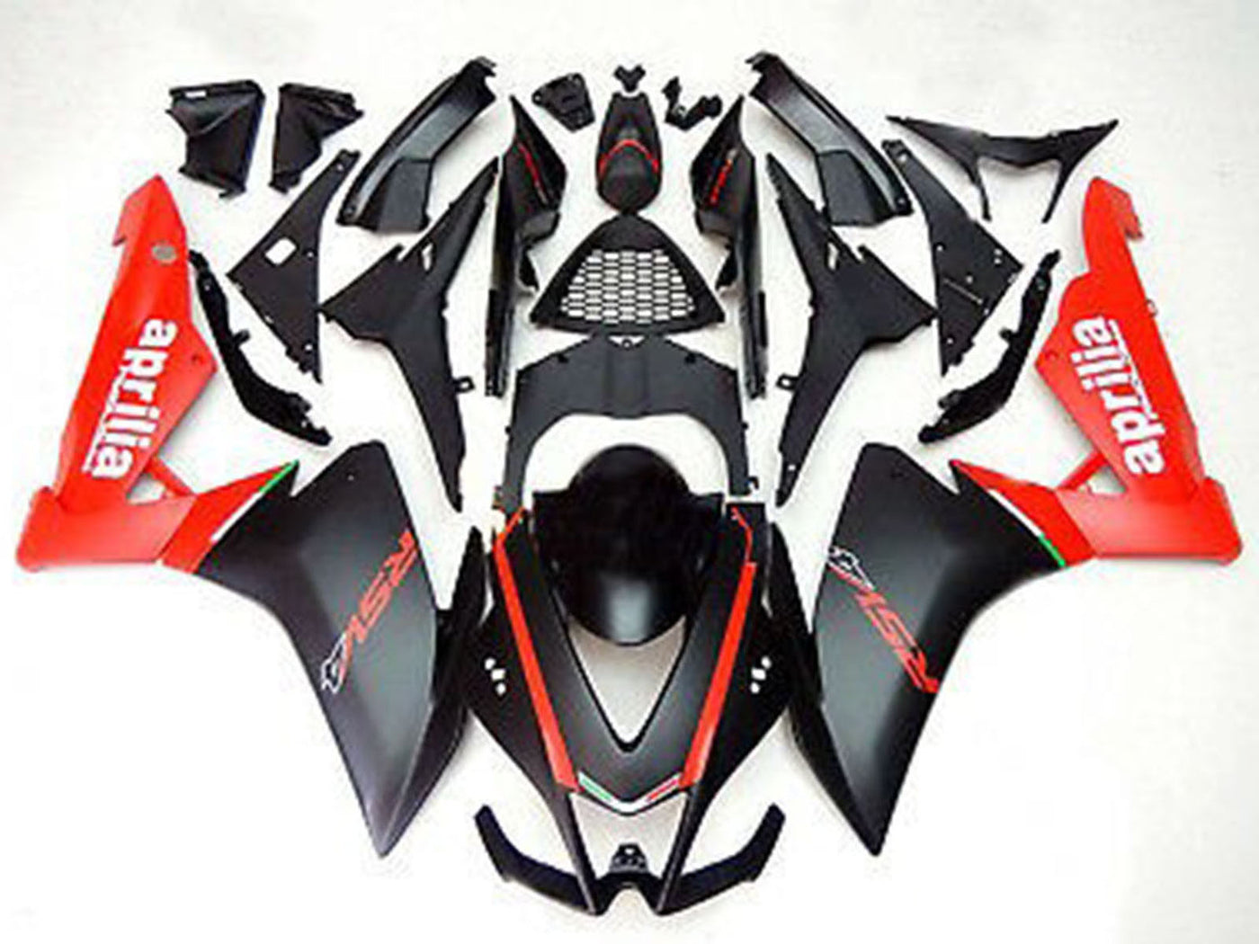 2012-2018 Red Matte Black Aprilia RS4 125 Fairing Kit