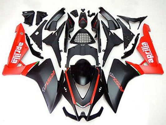 2012-2018 Red Matte Black Aprilia RS4 125 Fairing Kit