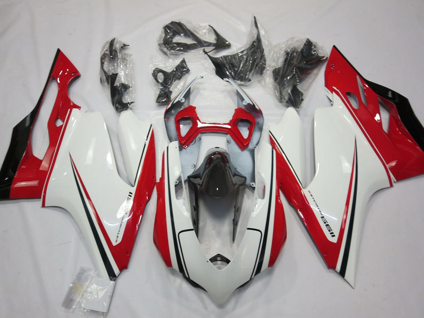 2011-2014 White Red Black Green Ducati 1199 Fairing Kit