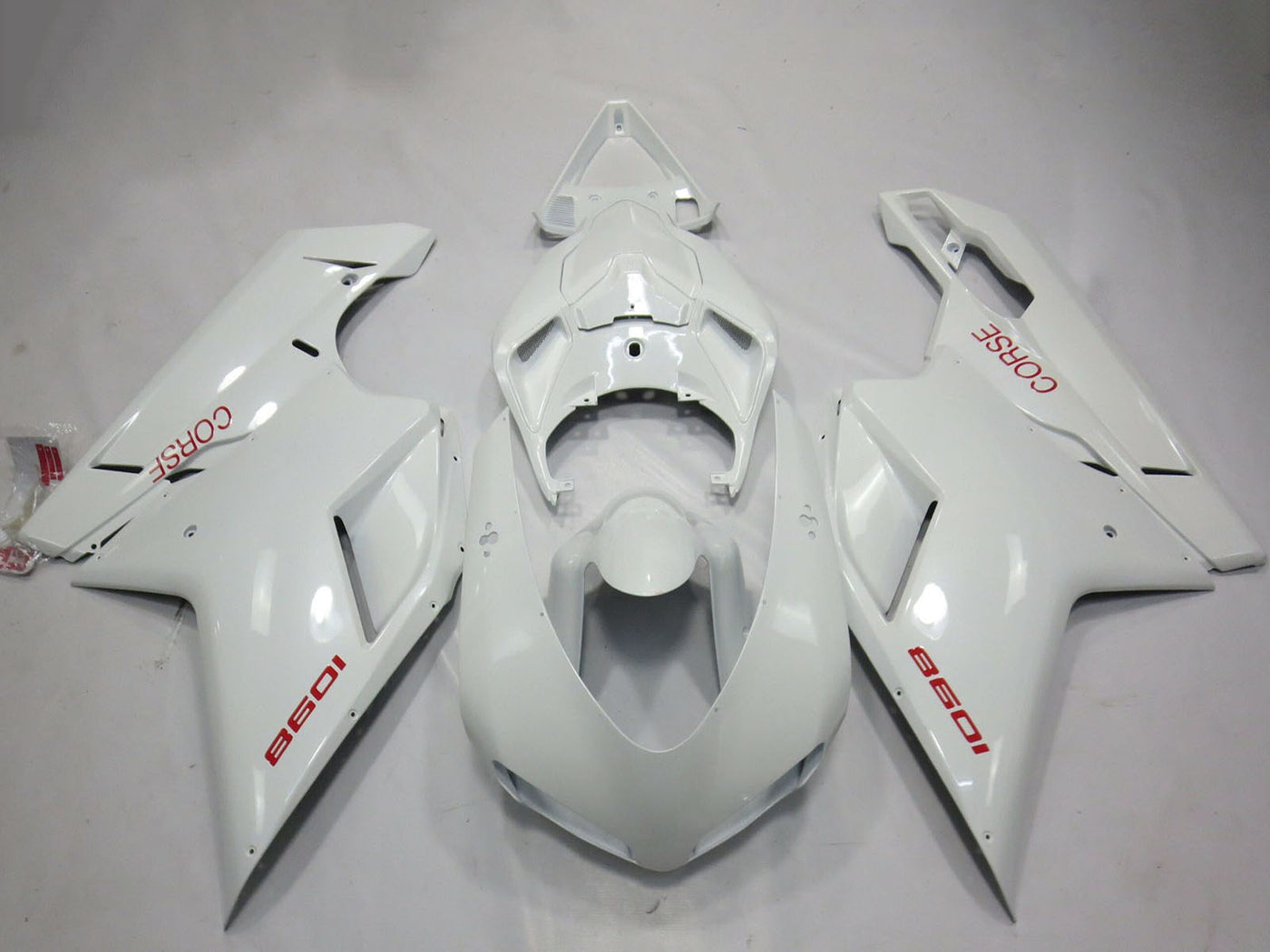 2007-2014 White Corse Ducati 1098 Motorcycle Fairings， Purchase 2007-2014 White Corse Ducati 1098 Motorcycle Fairings UK - UK