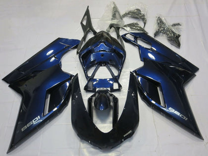 2007-2014 Ducati 1098 Deep Blue Fairing Kit
