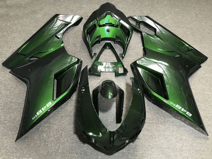 2007-2014 Ducati 848 Green Fairing Kit