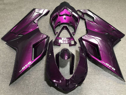 2007-2014 Ducati 848 Purple Fairing Kit