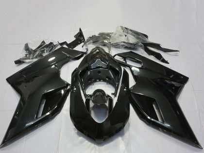 2007-2014 Ducati 1198 / 1098 / 848 Glossy Black Fairing Kit