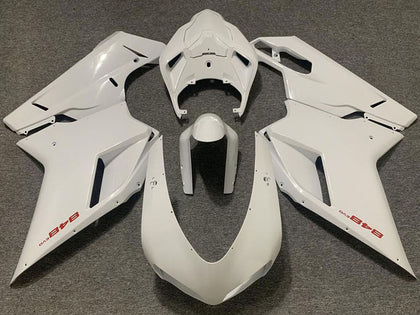 2007-2014 Ducati 848 Pearl White Fairing Kit