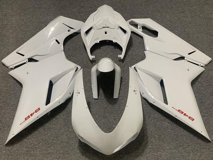 2007-2014 Ducati 848 Pearl White Fairing Kit