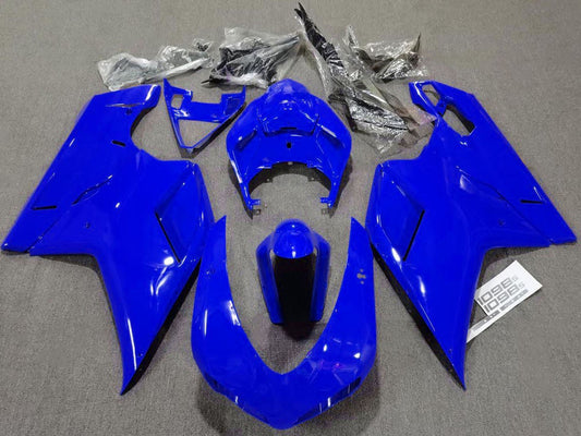 2007-2014 Glossy Blue Plain Ducati 1098 Fairing Kit