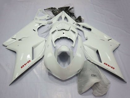 2007-2014 Ducati 848 Pearl White Fairing Kit