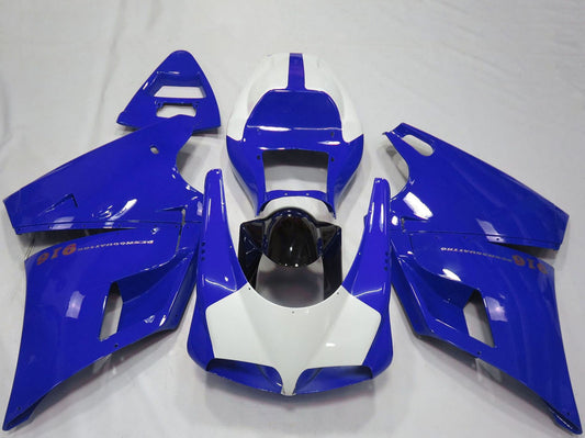 1993-2005 Blue Glossy Black Ducati 916 Fairing Kit