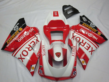 1993-2005 Ducati 998 / 996 / 916 / 748 White Red Glossy Black Xerox Fairing Kit