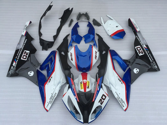 2017-2018 White Blue Red Glossy Black Oem Style BMW S1000RR Fairing Kit