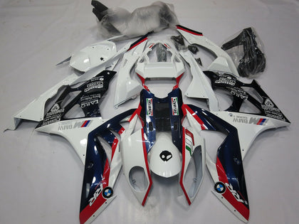 2015-2016 BMW S1000RR White Red Blue Glossy Black Fairing Kit