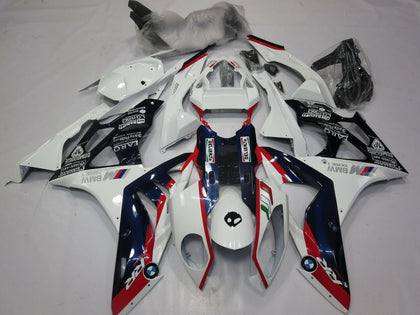 2015-2016 BMW S1000RR White Red Blue Glossy Black Fairing Kit
