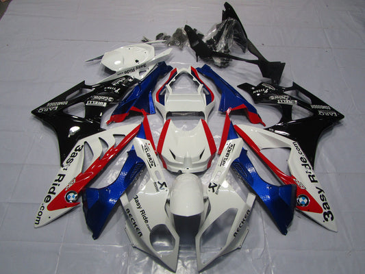 2009-2014 White Red Blue Glossy Black Easy Ride BMW S1000RR Fairing Kit