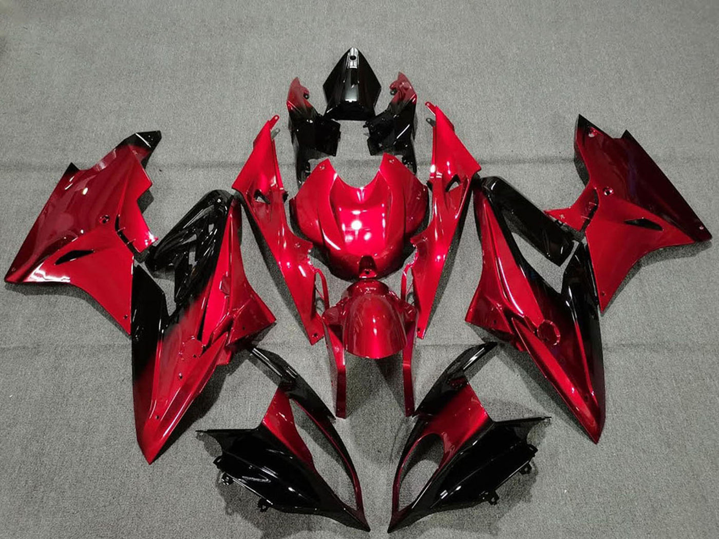 2009-2014 Red Glossy Black BMW S1000RR Fairing Kit