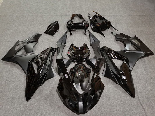2009-2014 Glossy Black Matte Black Carbon Fiber BMW S1000RR Fairing Kit
