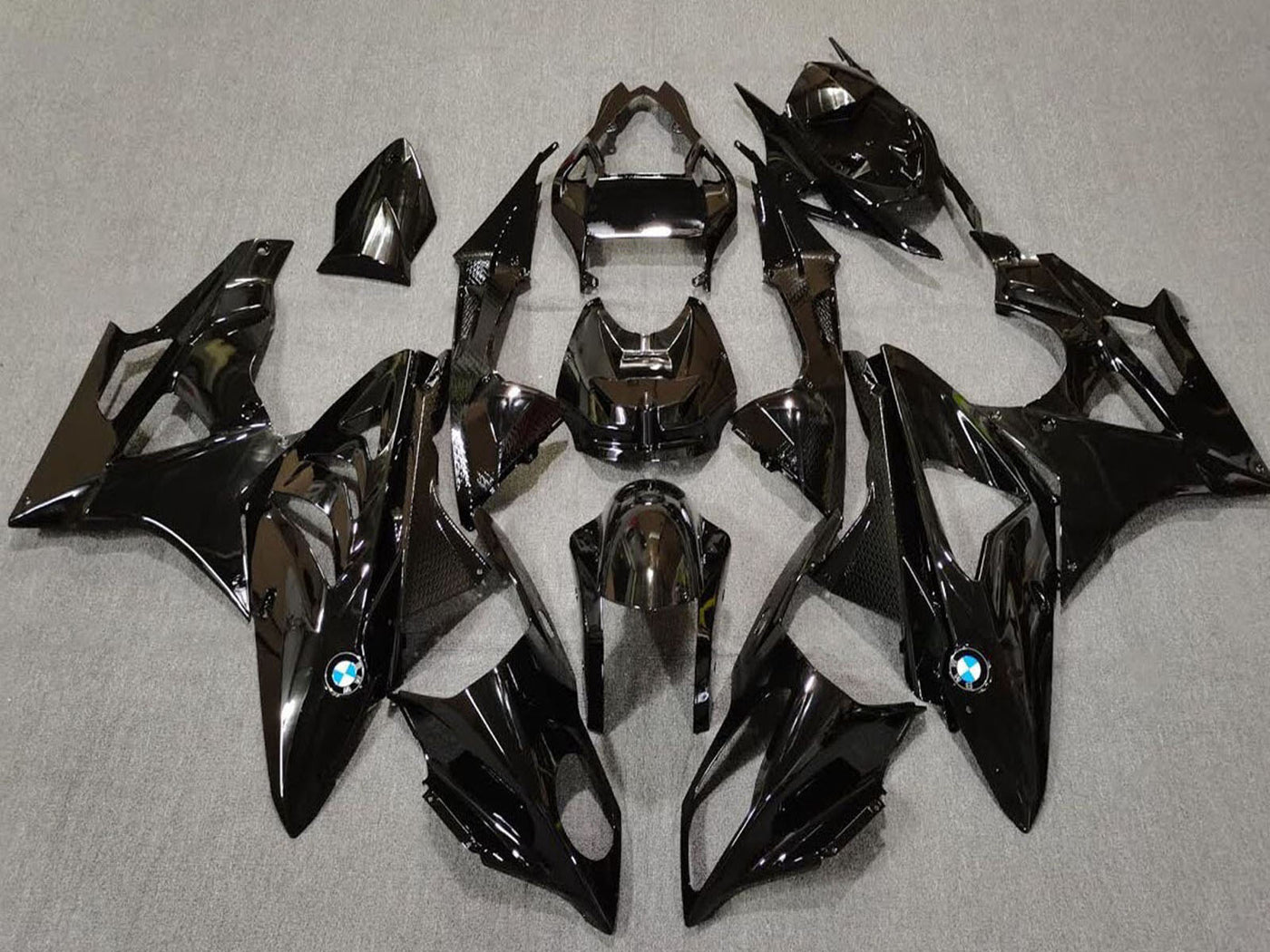 2009-2014 Glossy Black BMW S1000RR Motorcycle Fairings， Purchase 2009-2014 Glossy Black BMW S1000RR Motorcycle Fairings UK - UK