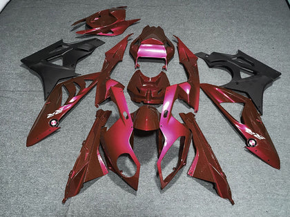 2009-2014 BMW S1000RR Red Matte Black Fairing Kit