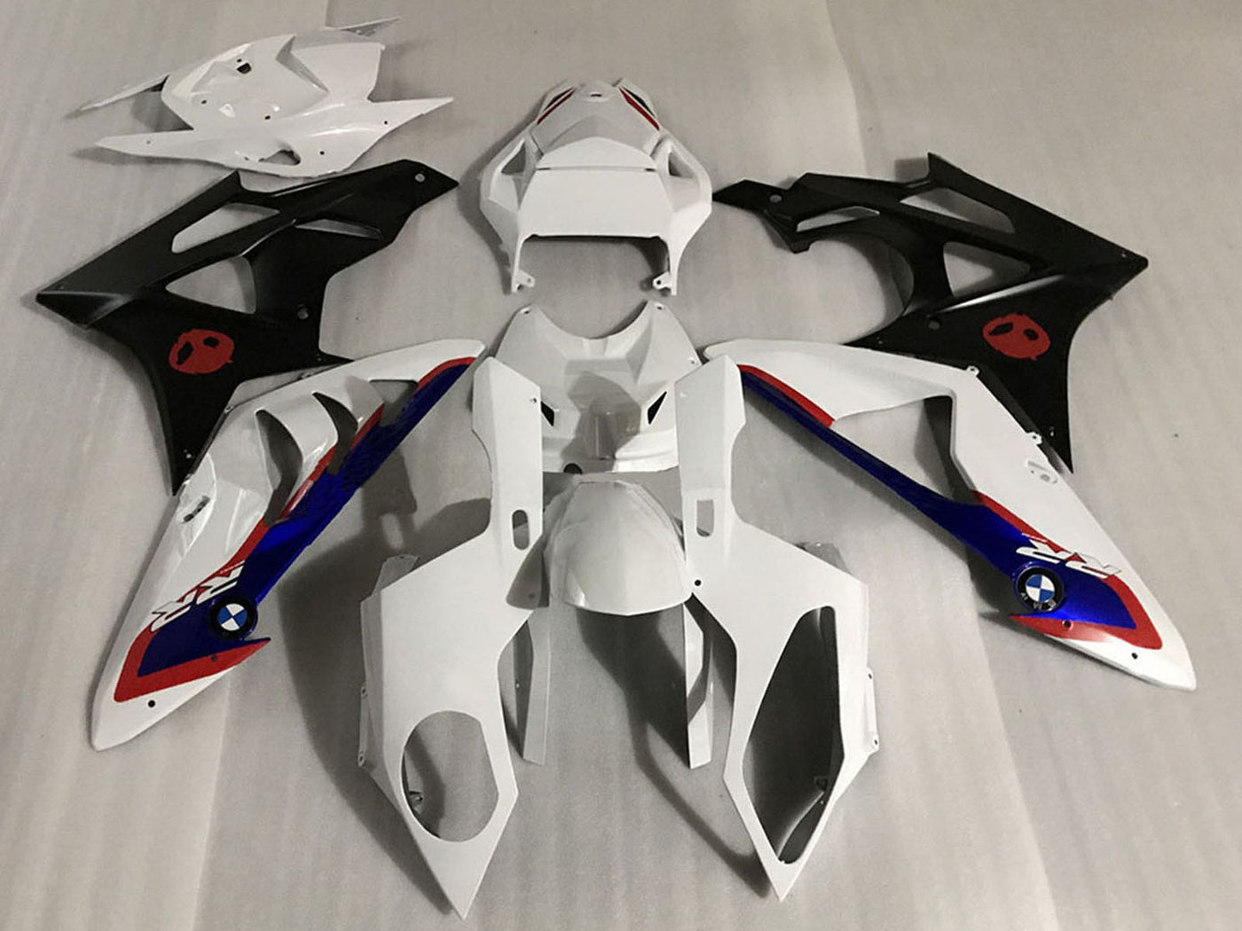 2015-2016 White Red Blue Matte Black BMW S1000RR Fairing Kit