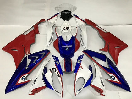 2015-2016 BMW S1000RR White Red Blue Fairing Kit