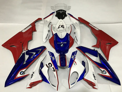 2015-2016 BMW S1000RR White Red Blue Fairing Kit