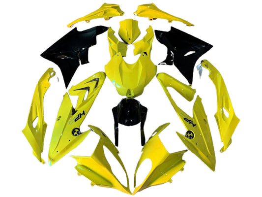 2009-2014 Yellow Glossy Black Hp BMW S1000RR Fairing Kit
