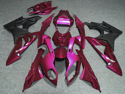 2009-2014 BMW S1000RR Dark Hot Pink Matte Black Fairing Kit