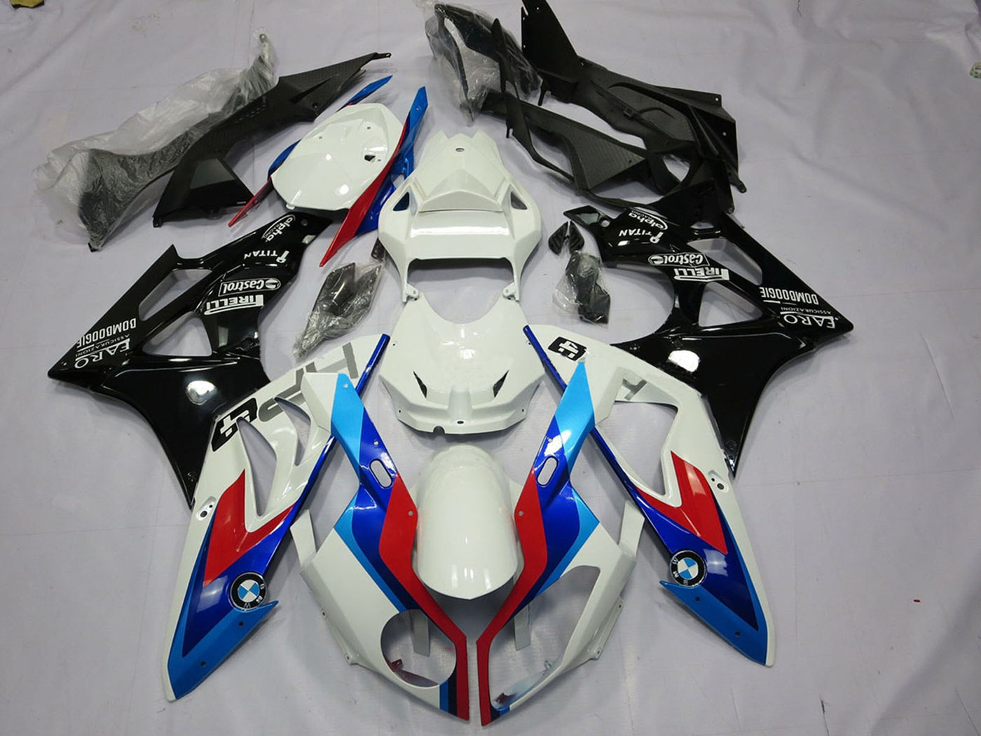 2009-2014 White Red Blue Glossy Black BMW S1000RR Kit Fairing Kit