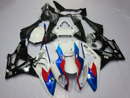 2009-2014 White Red Blue Glossy Black Castrol Oem Style BMW S1000RR Fairing Kit