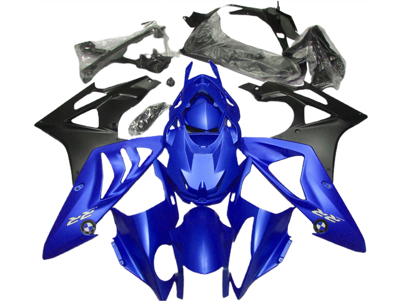 2009-2014 Blue Matte Black BMW S1000RR Fairing Kit