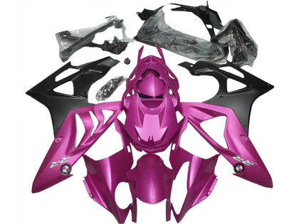 2009-2014 BMW S1000RR Hot Pink Matte Black Fairing Kit