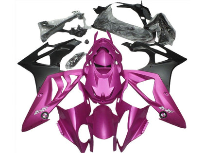 2009-2014 BMW S1000RR Hot Pink Matte Black Fairing Kit